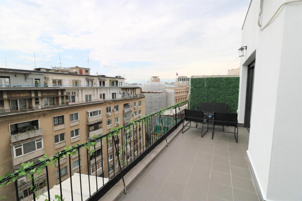 Deluxe Skyline Retreat Studio - Old Town Bükreş Dış mekan fotoğraf
