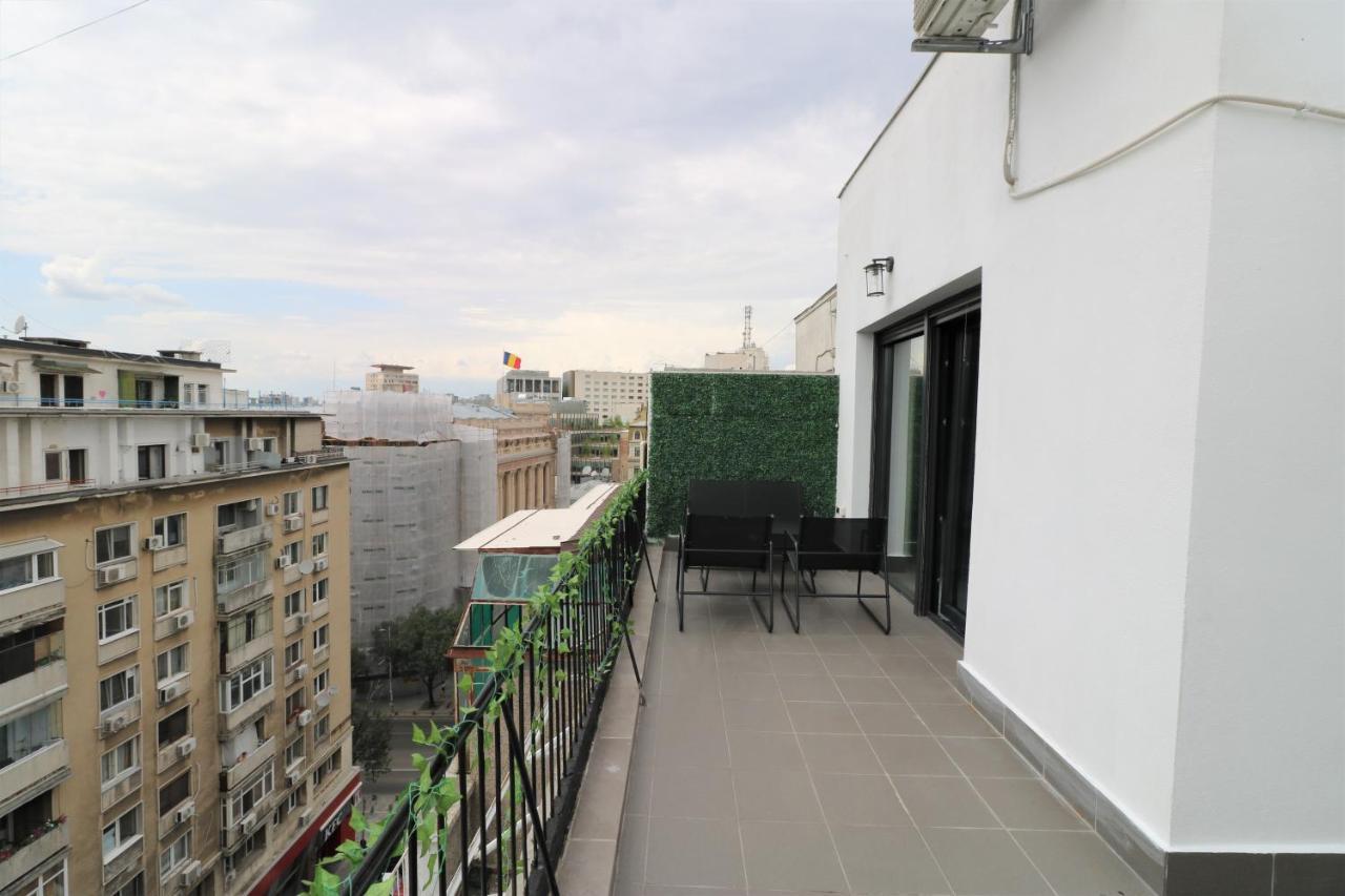 Deluxe Skyline Retreat Studio - Old Town Bükreş Dış mekan fotoğraf